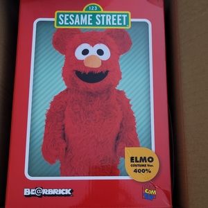 Sold Medicom Bearbrick Sesame Street Elmo Flocky Costume version 400%